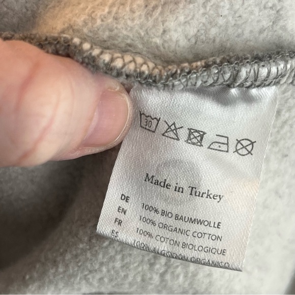 Lisa Eldridge Grey Logo Oversized Sweatshirt size XL - Picture 5 of 5